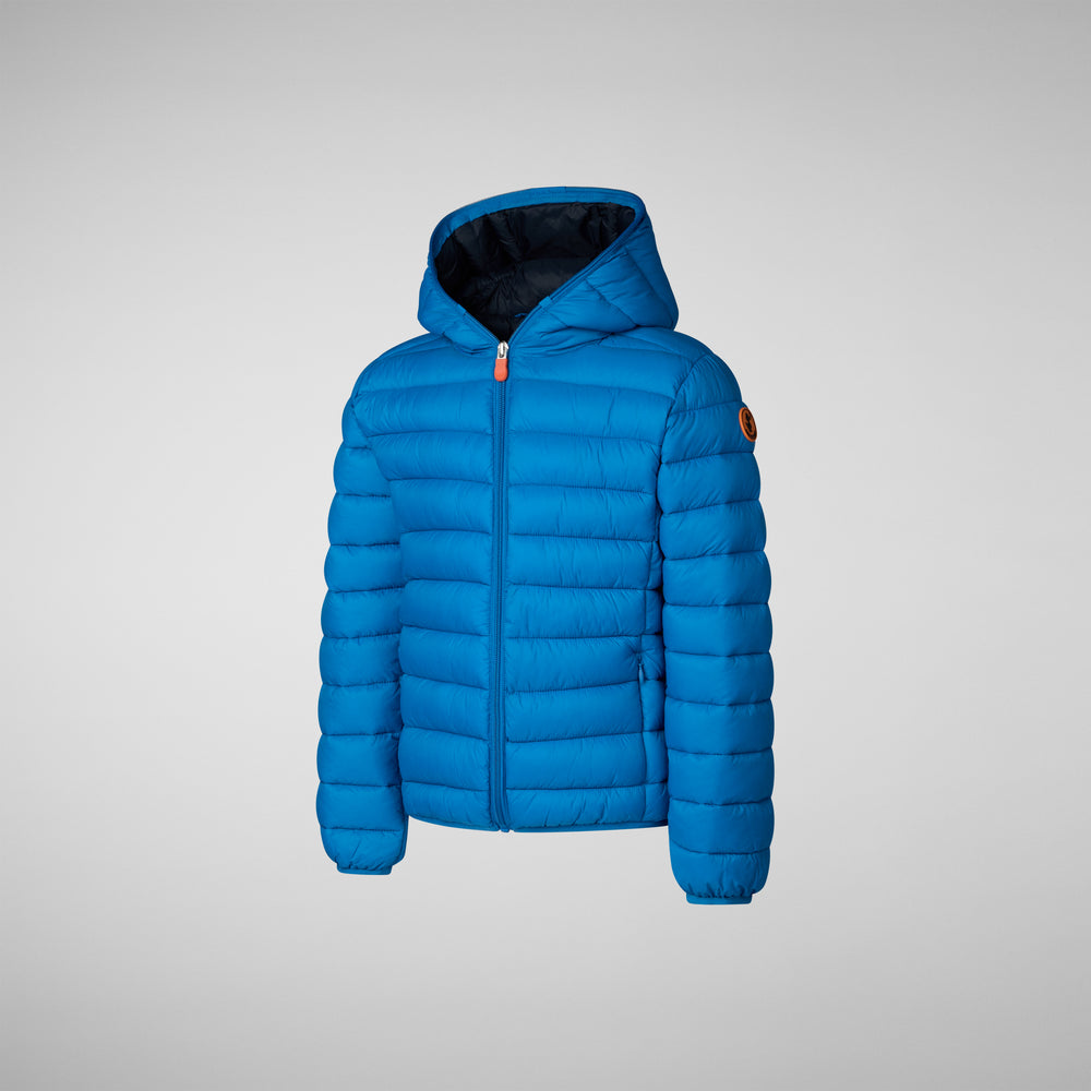 Save the duck PIUMINO ANIMAL FREE BAMBINO DONY BLU MIRTILLO Vendite Flash