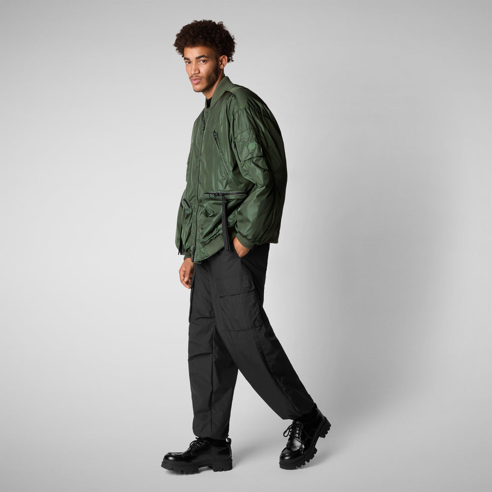 Save the duck Giacca bomber unisex Usher verde timo Officina