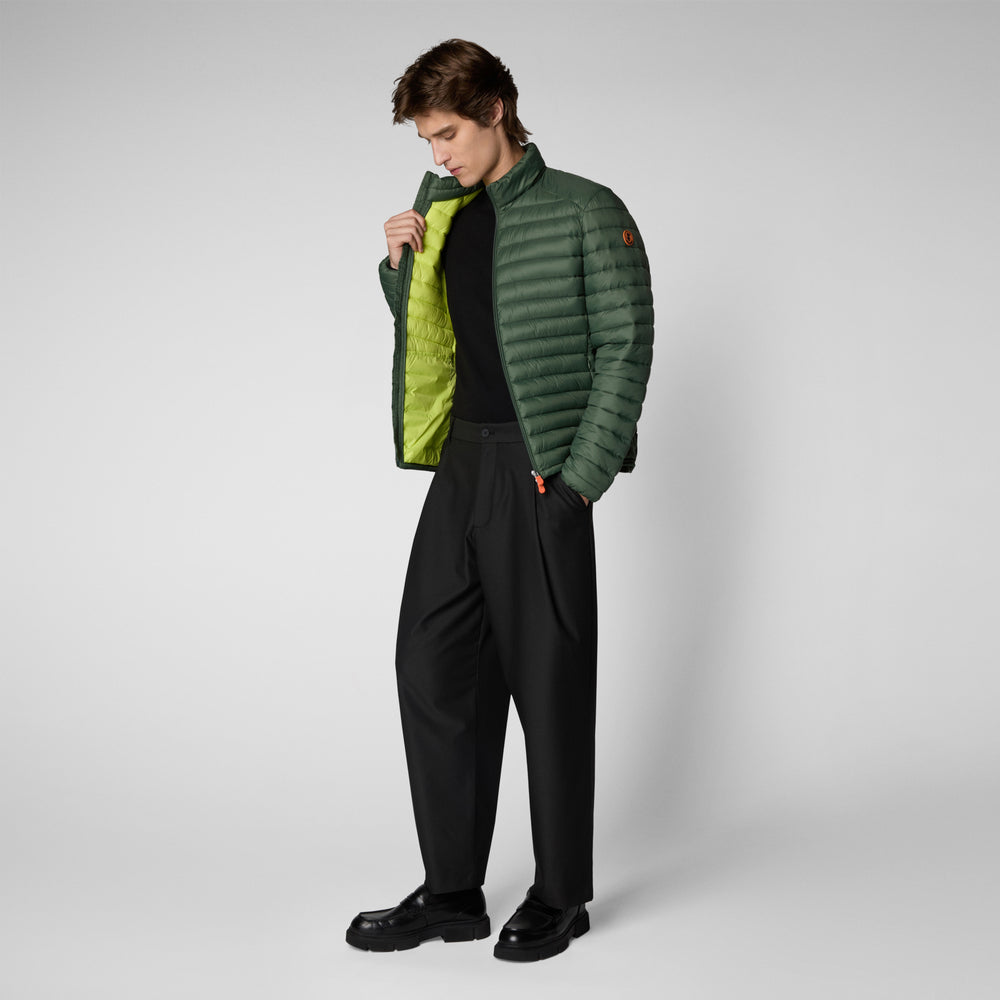 Save the duck Piumino animal free uomo Alexander IN THYME GREEN Qualità
