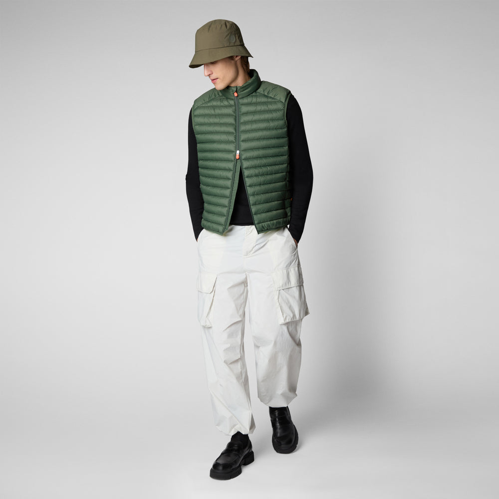 Save the duck GILET UOMO ADAM VERDE TIMO Vendita