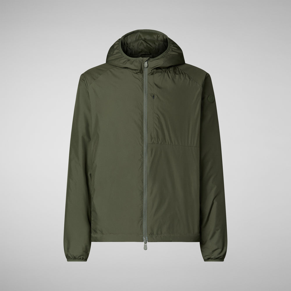 Save the duck PIUMINO ANIMAL FREE UOMO WILBUR DUSTY OLIVE Spedizione Gratuita