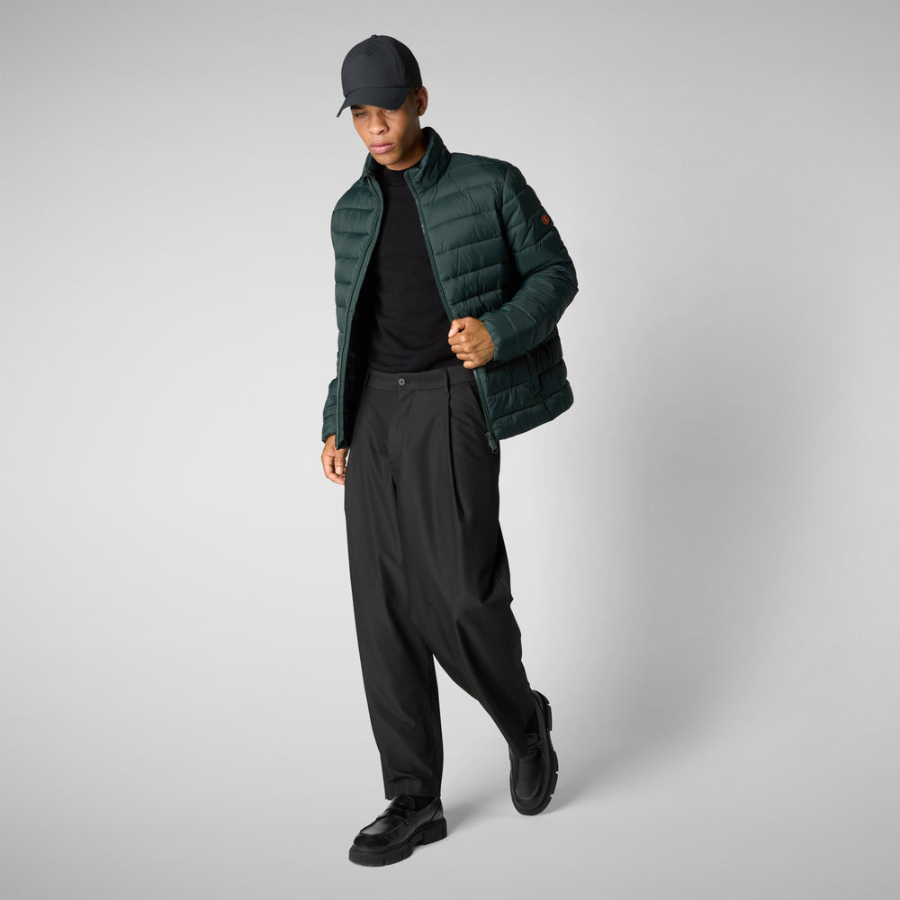 Save the duck GIACCA UOMO IDRIS IN GREEN NERO Promozione Limitata