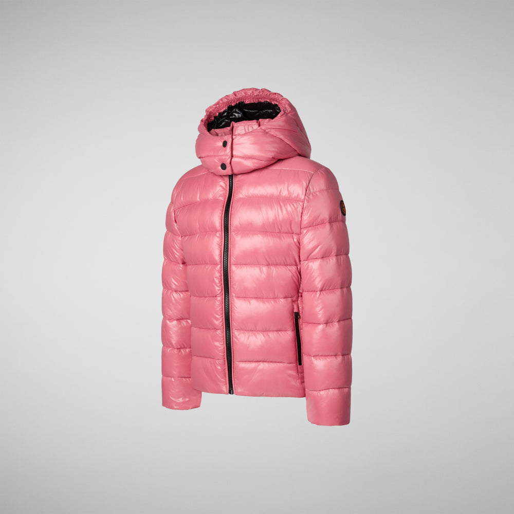 Save the duck PIUMINO ANIMAL FREE BAMBINA EVADINE ROSA Sottocosto