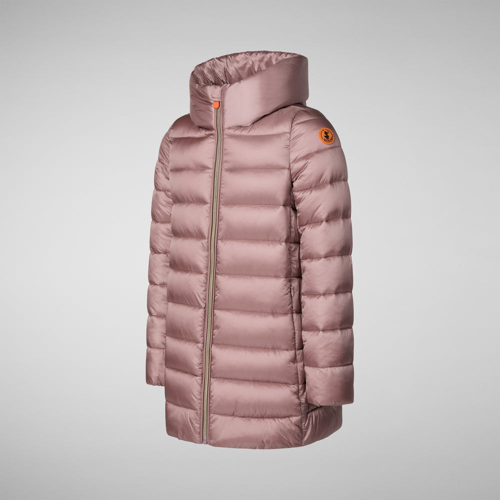 Save the duck PIUMINO ANIMAL FREE CON CAPPUCCIO BAMBINA ORIANA ROSA CIPRIA Sconto