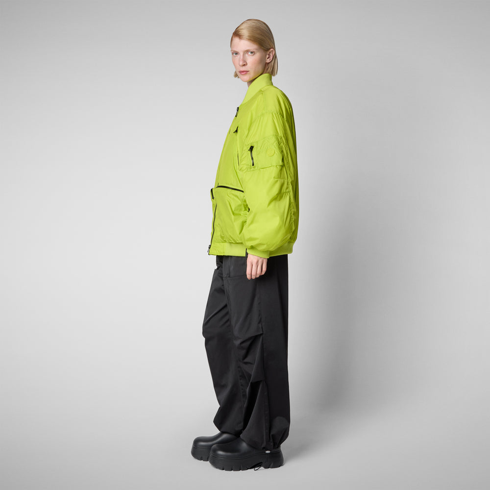 Save the duck Giacca bomber unisex Usher in verde lime Vendita Calda
