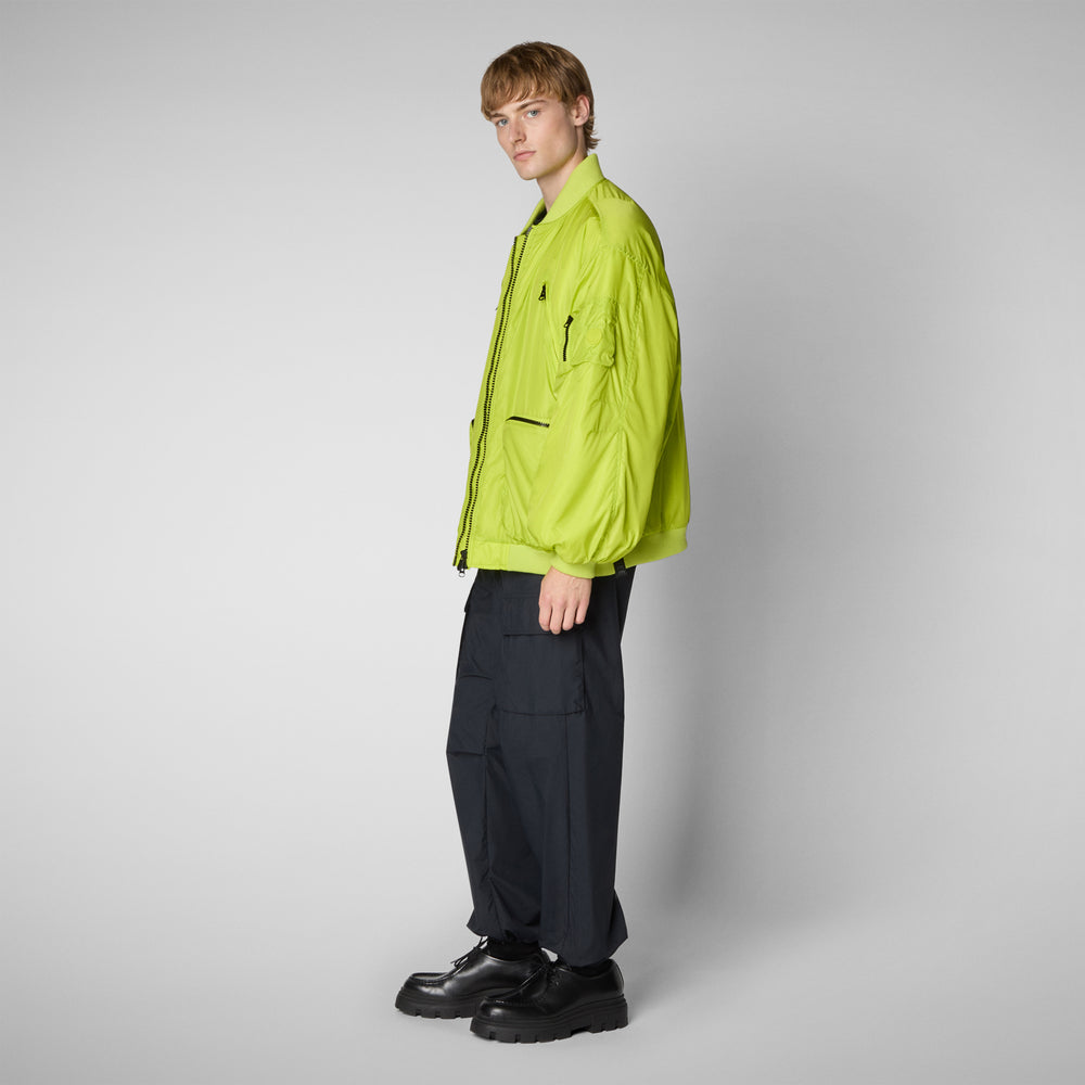 Save the duck Giacca bomber unisex Usher in verde lime Vendita Calda