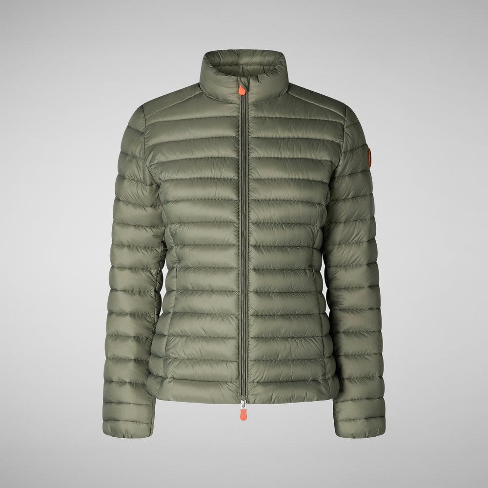 Save the duck GIACCA DONNA CARLY SWAMP GREEN Nuova