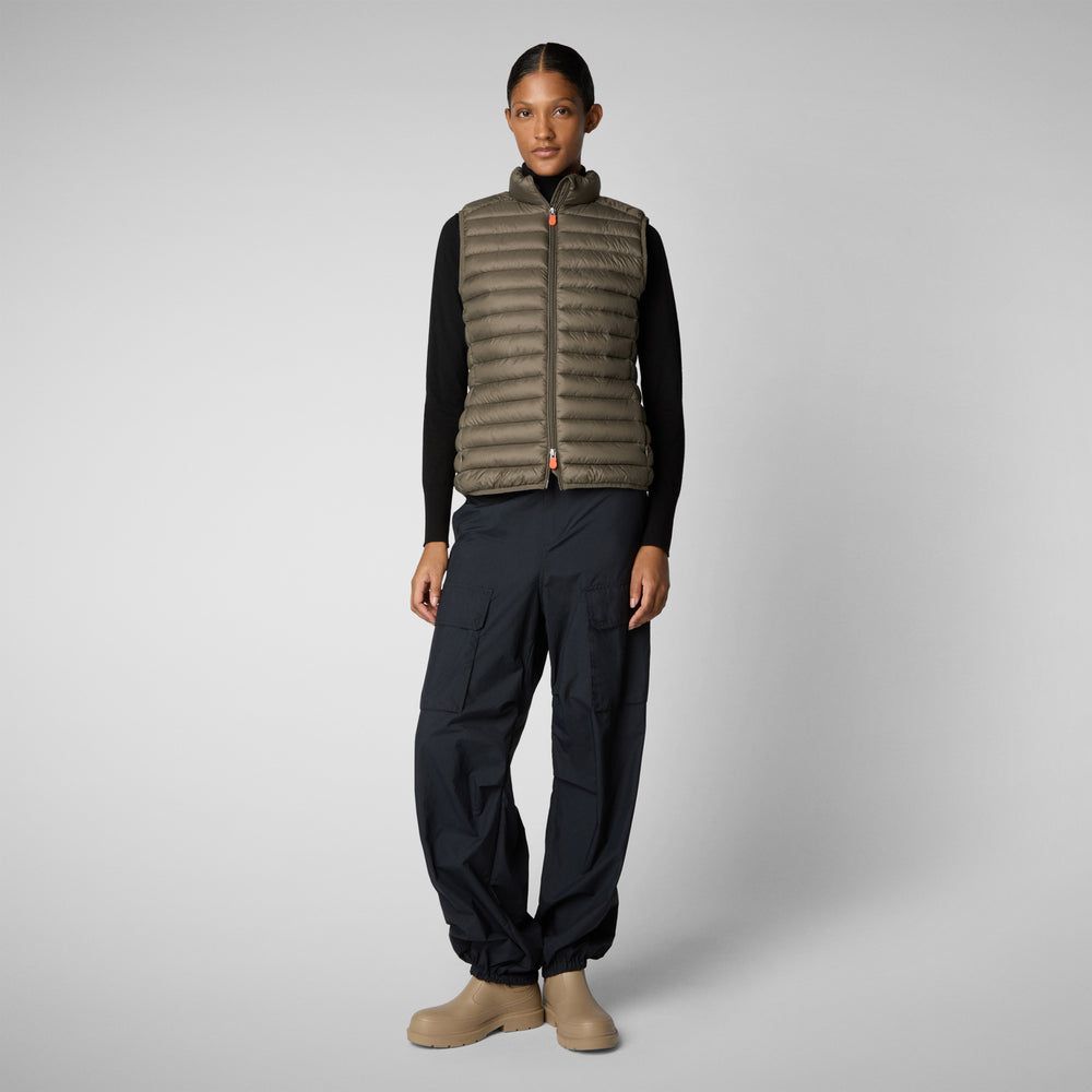 Save the duck GILET DONNA CHARLOTTE GRIGIO FANGO Italy