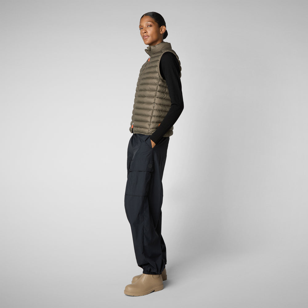 Save the duck GILET DONNA CHARLOTTE GRIGIO FANGO Italy