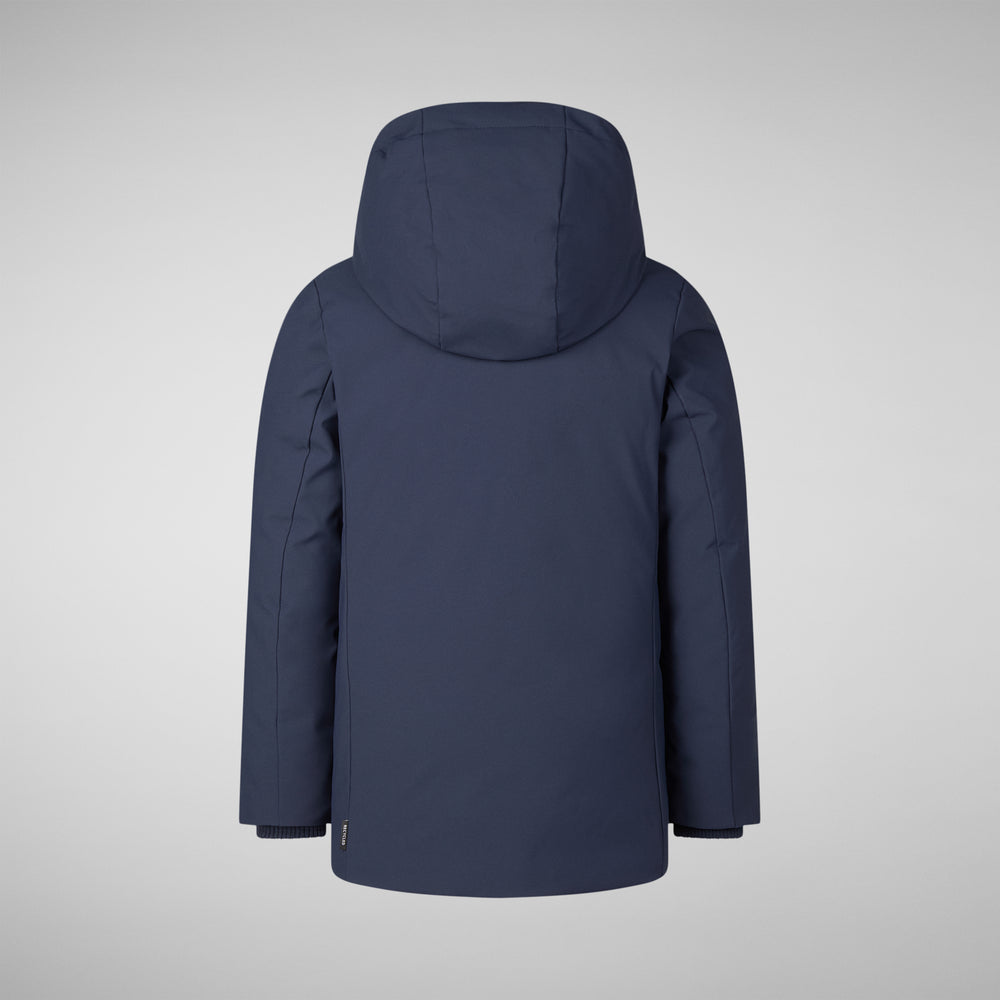 Save the duck PARKA CON CAPPUCCIO THEO BLU NAVY Negozi Online