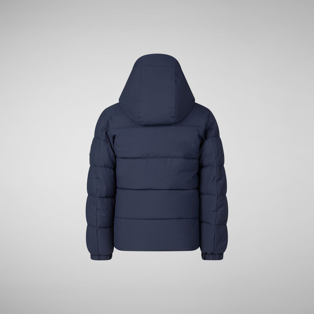 Save the duck PARKA CON CAPPUCCIO BAMBINO KLAUS NAVY BLU Acquista Ora