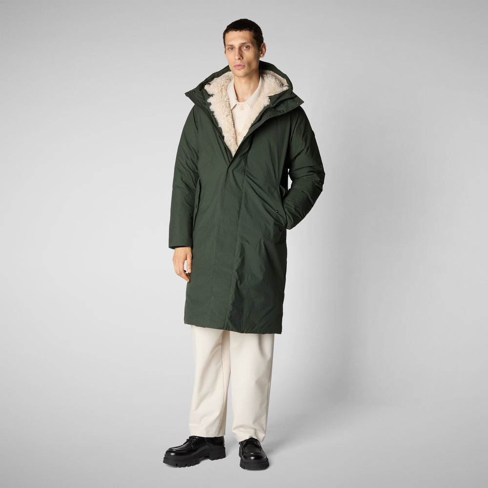 Save the duck PARKA UOMO KILLIAN IN LAND GREEN Sottocosto