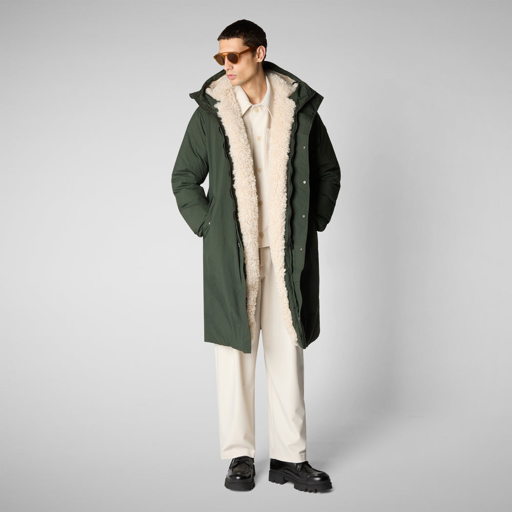 Save the duck PARKA UOMO KILLIAN IN LAND GREEN Sottocosto