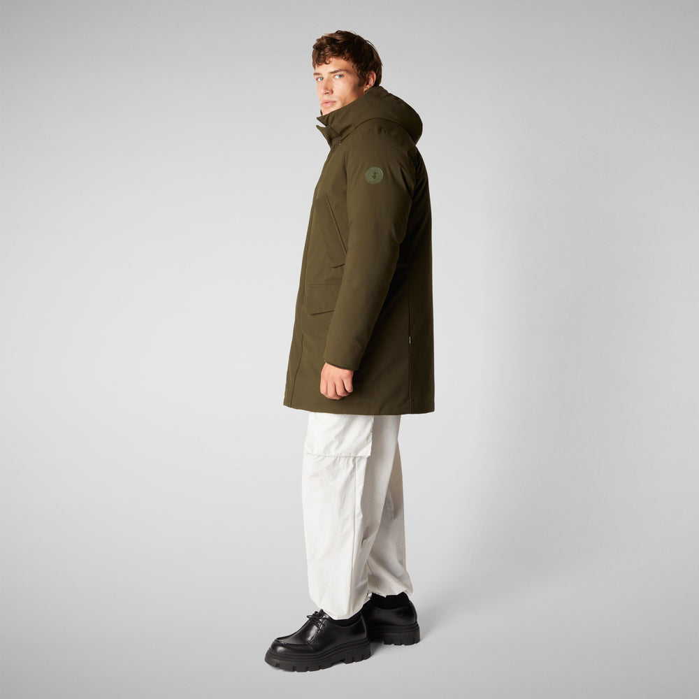 Save the duck PARKA UOMO WILSON IN LAND GREEN Convenienza