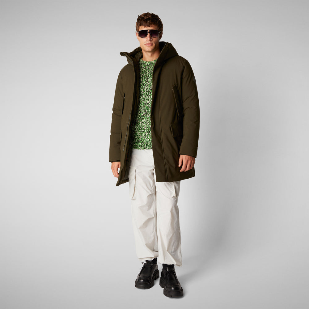 Save the duck PARKA UOMO WILSON IN LAND GREEN Convenienza