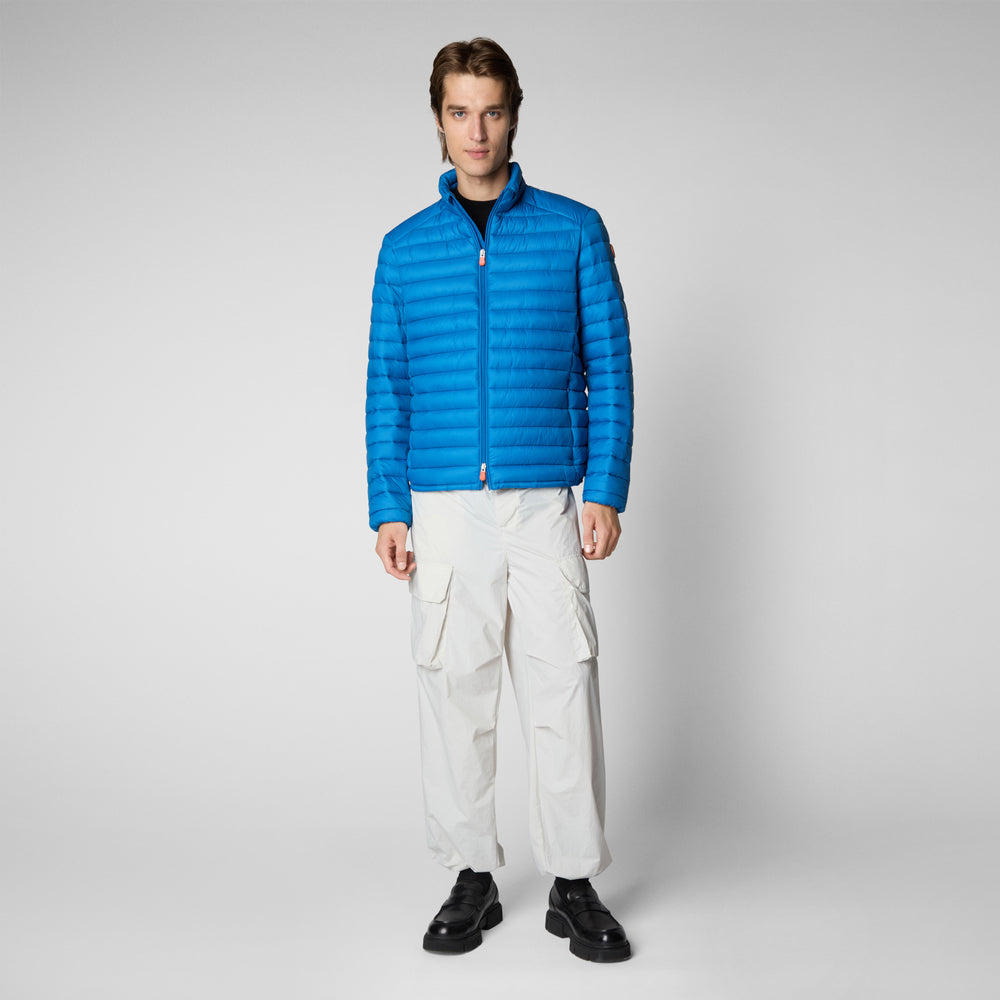 Save the duck Piumino animal free uomo Alexander IN BLU BERRY