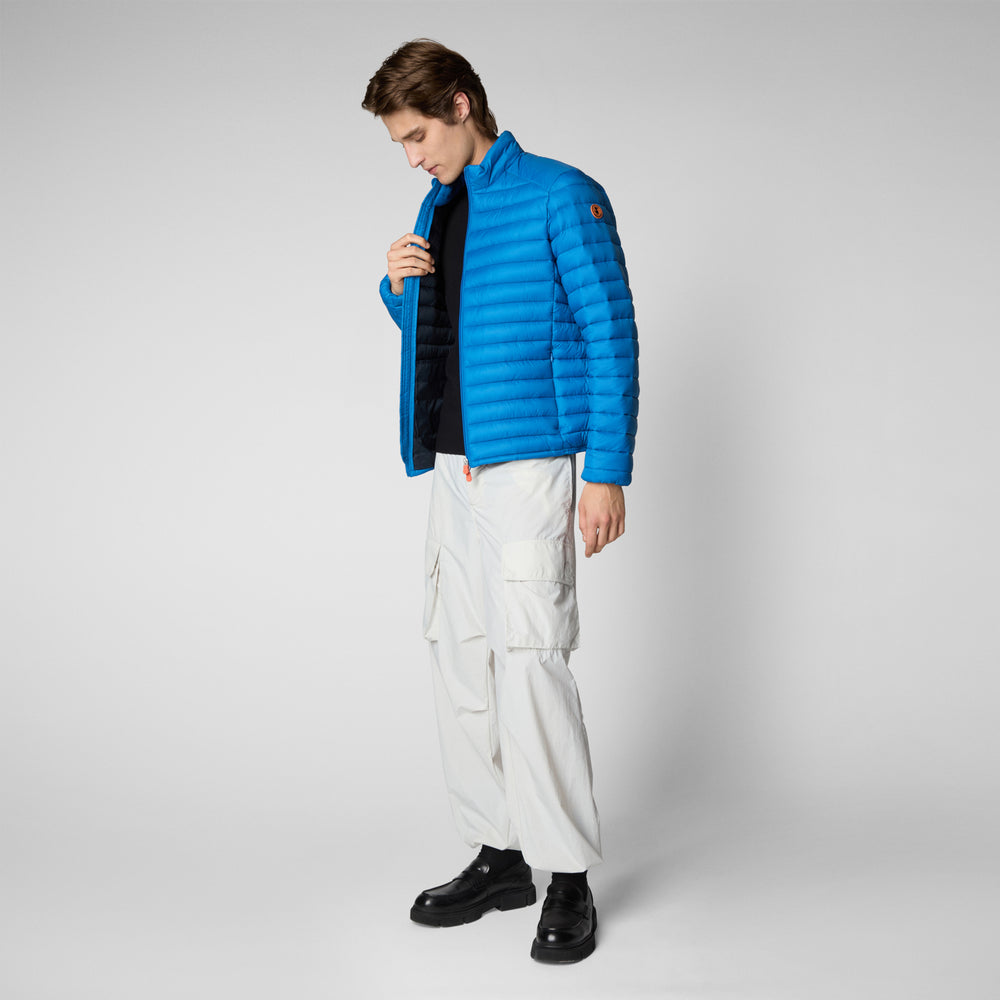 Save the duck Piumino animal free uomo Alexander IN BLU BERRY Economico