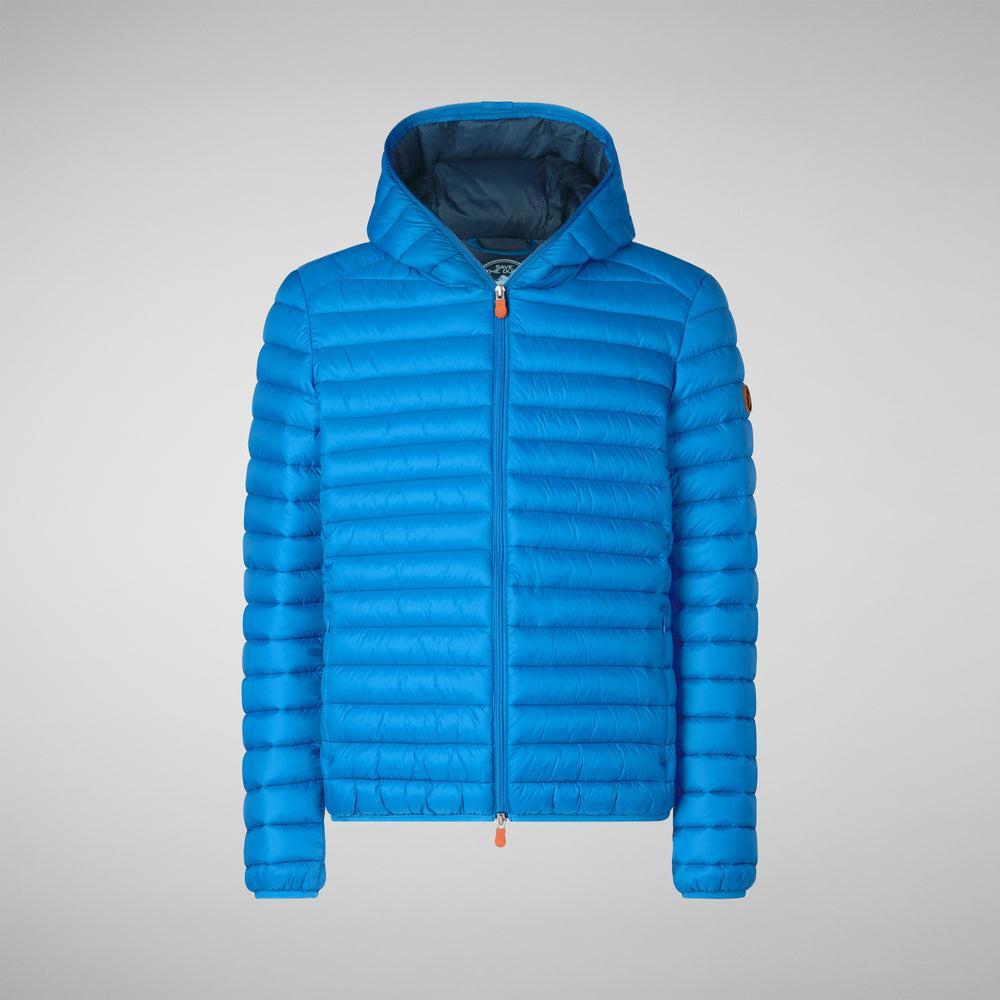 Save the duck PIUMINO ANIMAL FREE CON CAPPUCCIO UOMO DONALD BLU MIRTILLO Online