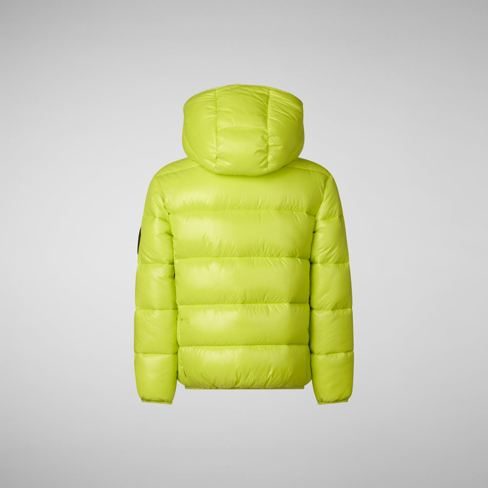 Save the duck PIUMINO ANIMAL FREE BAMBINA KATE VERDE LIME In Vendita