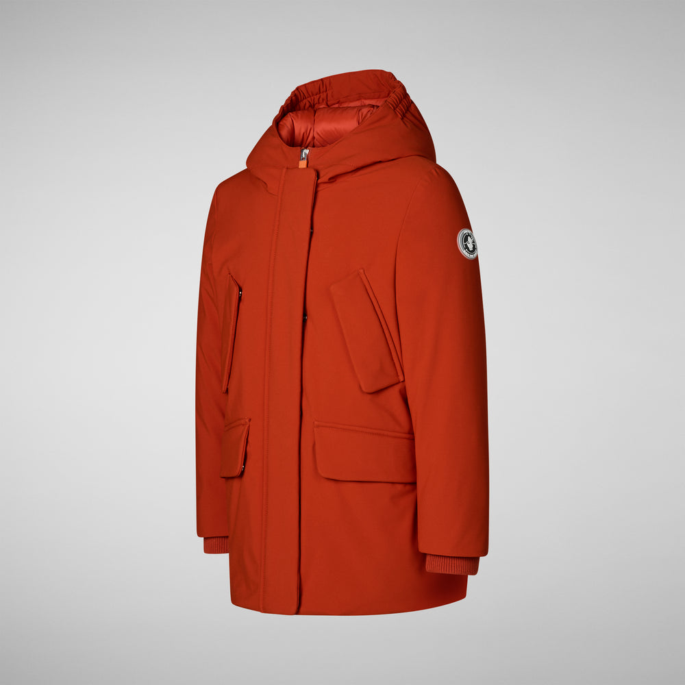 Save the duck PARKA CON CAPPUCCIO BAMBINA ALLY ARANCIONE Hotsell