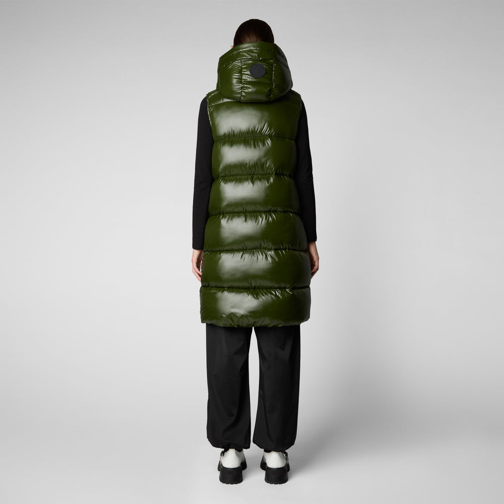 Save the duck GILET CON CAPPUCCIO DONNA IRIA VERDE BOSCO I Più Venduti
