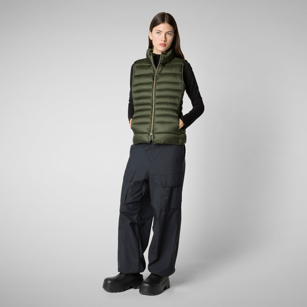 Save the duck GILET DONNA LYNN VERDE BOSCO