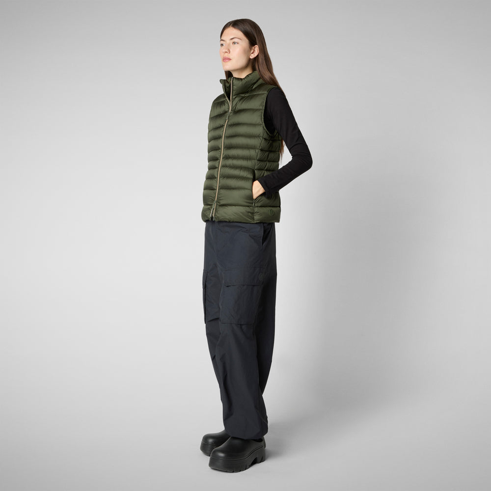 Save the duck GILET DONNA LYNN VERDE BOSCO Negozio