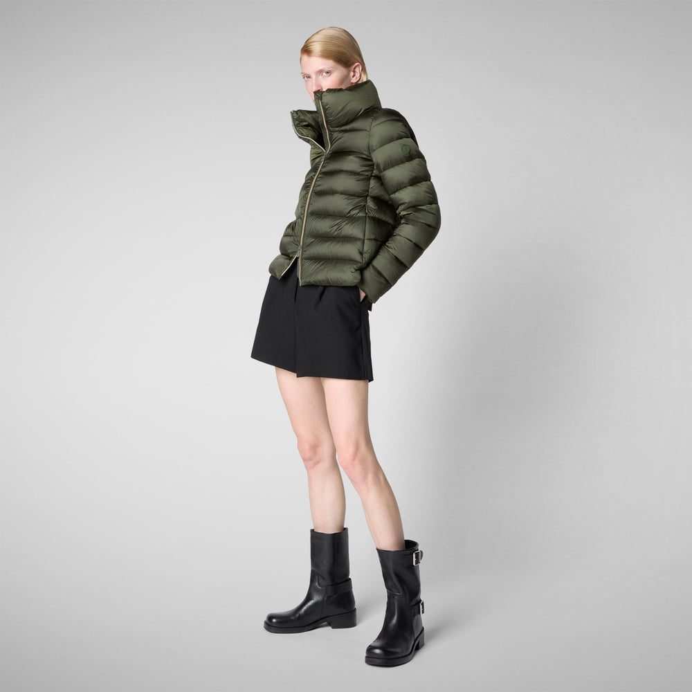 Save the duck GIACCA DONNA ELSIE VERDE BOSCO In Saldo