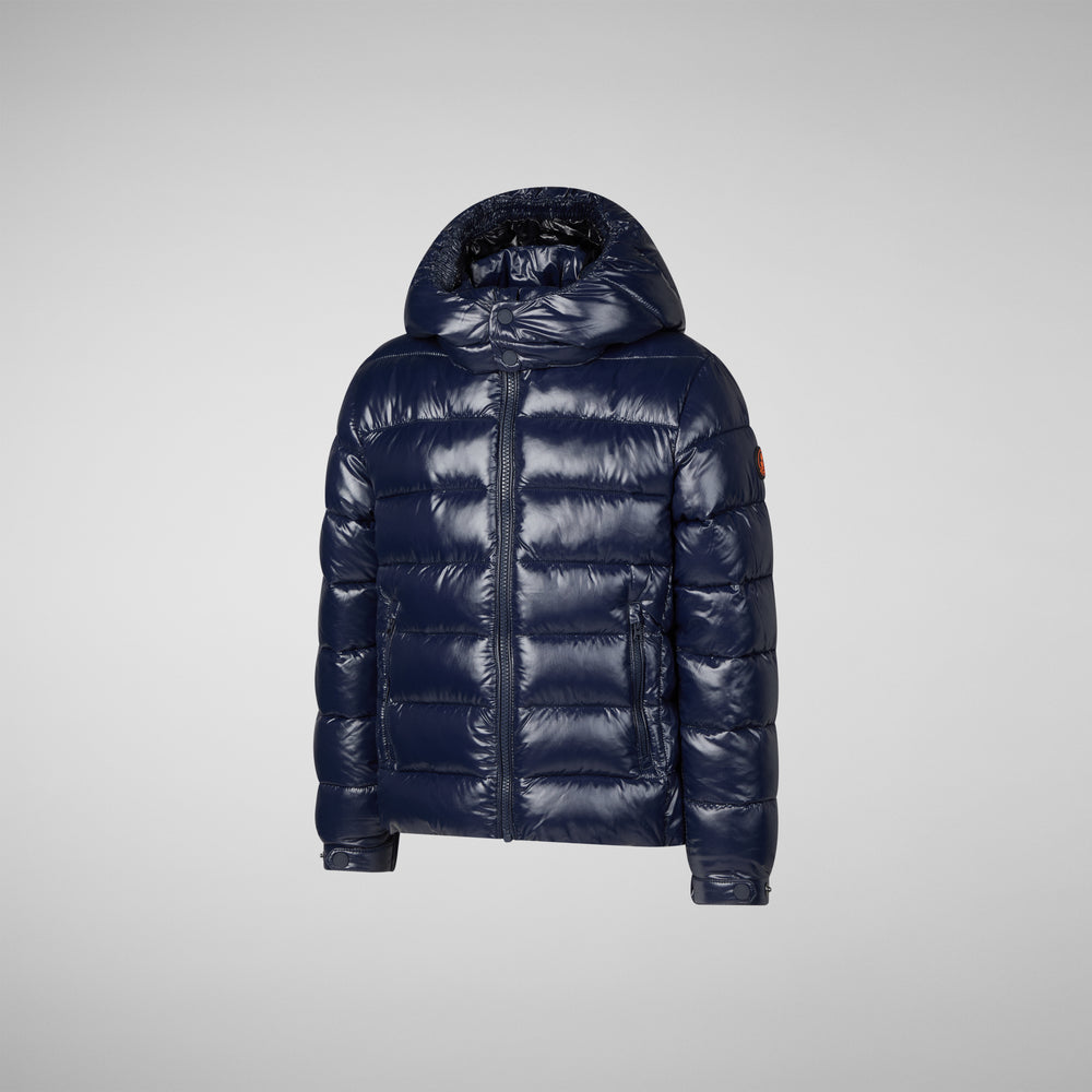 Save the duck PIUMINO ANIMAL FREE BAMBINO NILES BLU NERO 2025