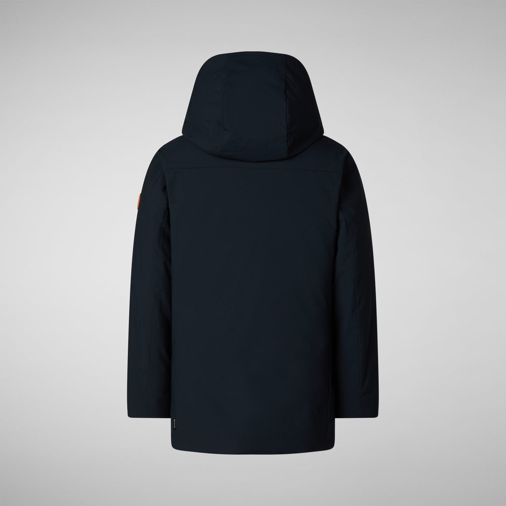 Save the duck PARKA CON CAPPUCCIO BAMBINO ALBI BLU NERO Vendita