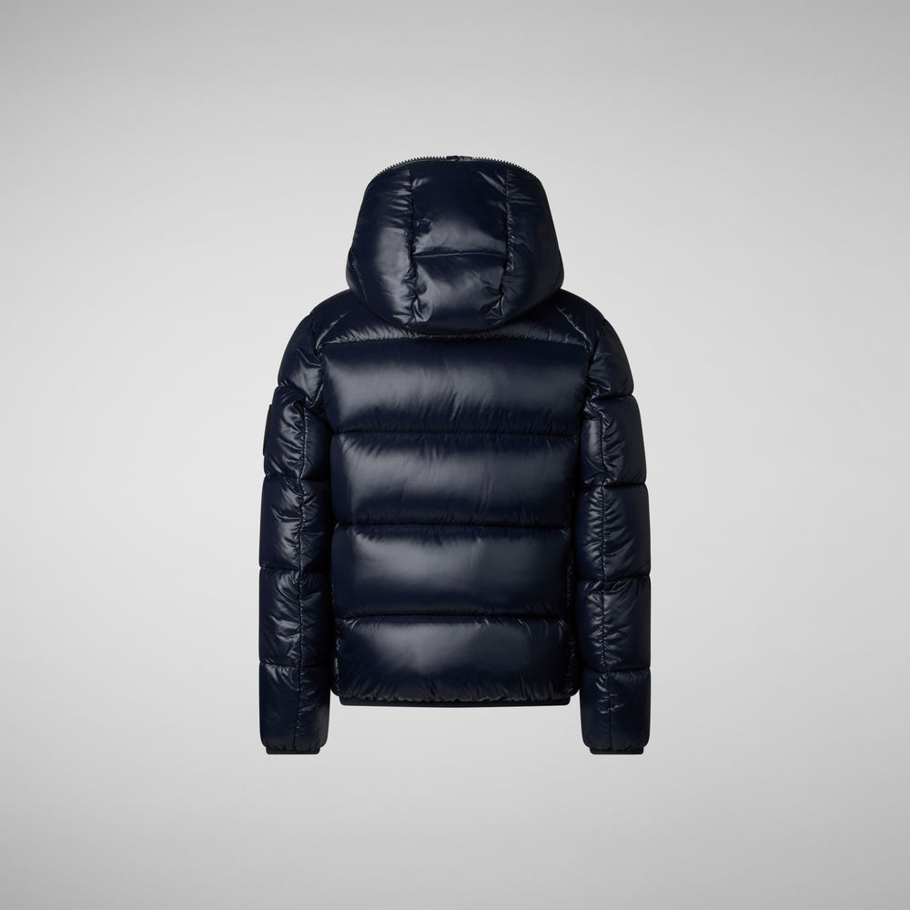 Save the duck PIUMINO ANIMAL FREE BAMBINO ARTIE BLU NERO Spedizione Gratuita