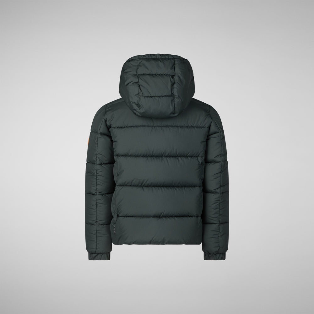 Save the duck PIUMINO ANIMAL FREE BAMBINO FOSTER VERDE NERO Soddisfazione Garantita