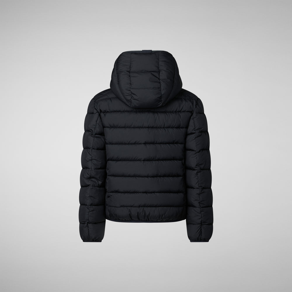 Save the duck GIACCA CON CAPPUCCIO BAMBINO OLIVER BLU NERO Negozi Online