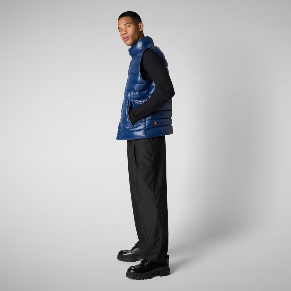 Save the duck GILET UOMO GRIFFIN INK BLU Consegna Veloce