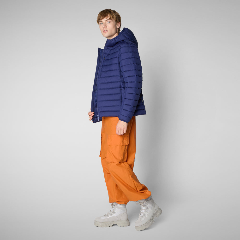 Save the duck PIUMINO UOMO JUNCUS ECLIPSE BLU Shopping Online