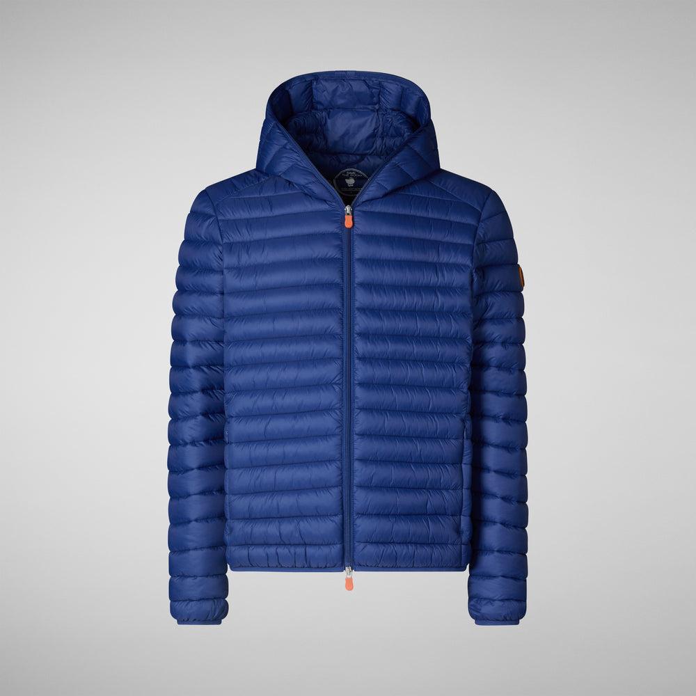 Save the duck Piumino animal free con cappuccio uomo Donald blu elettrico Affare Del Giorno