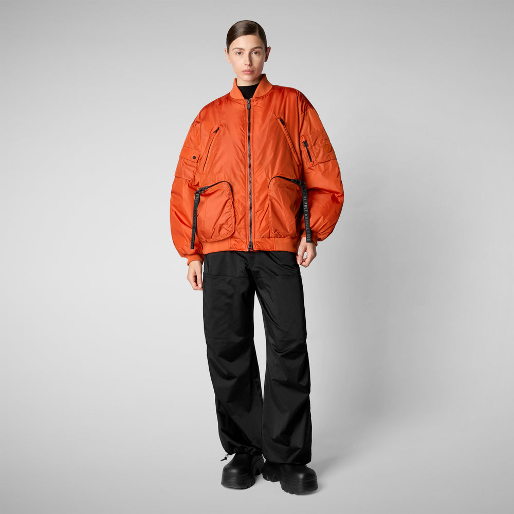 Save the duck Giacca bomber unisex Usher arancione Prezzo Ridotto
