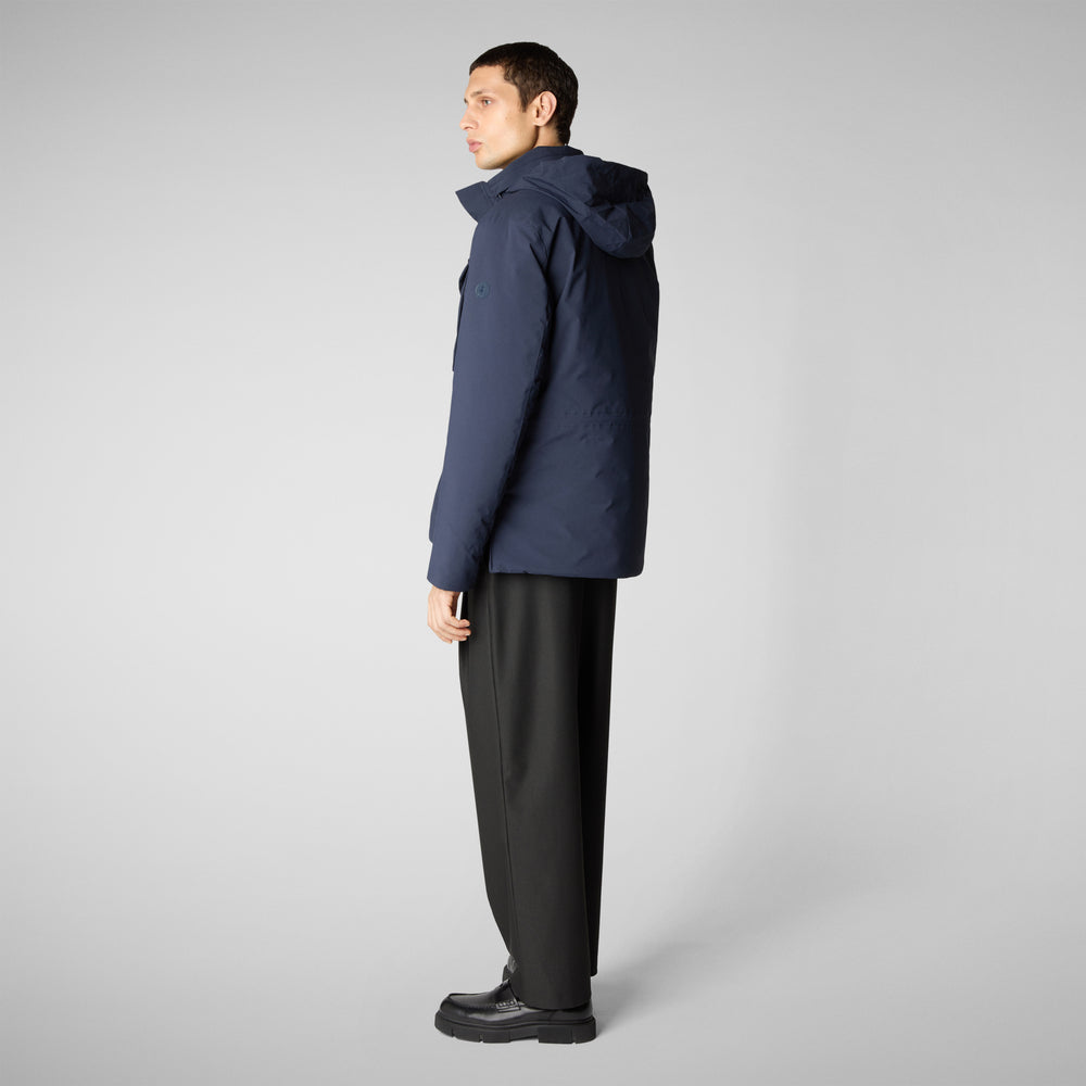 Save the duck PARKA UOMO TRENTON BLU NAVY Sconto