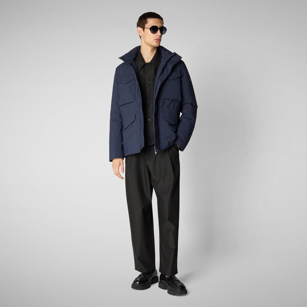 Save the duck PARKA UOMO TRENTON BLU NAVY Sconto