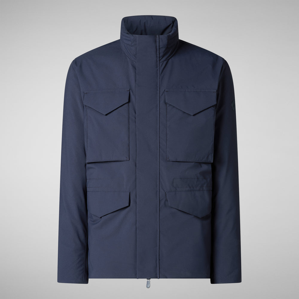 Save the duck PARKA UOMO TRENTON BLU NAVY Sconto