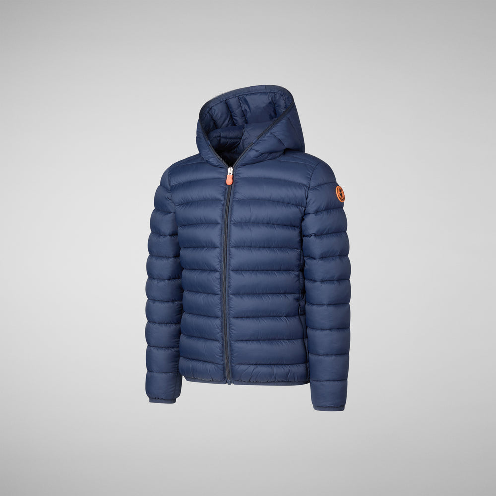 Save the duck PIUMINO ANIMAL FREE BAMBINA LILY BLU NAVY In Vendita