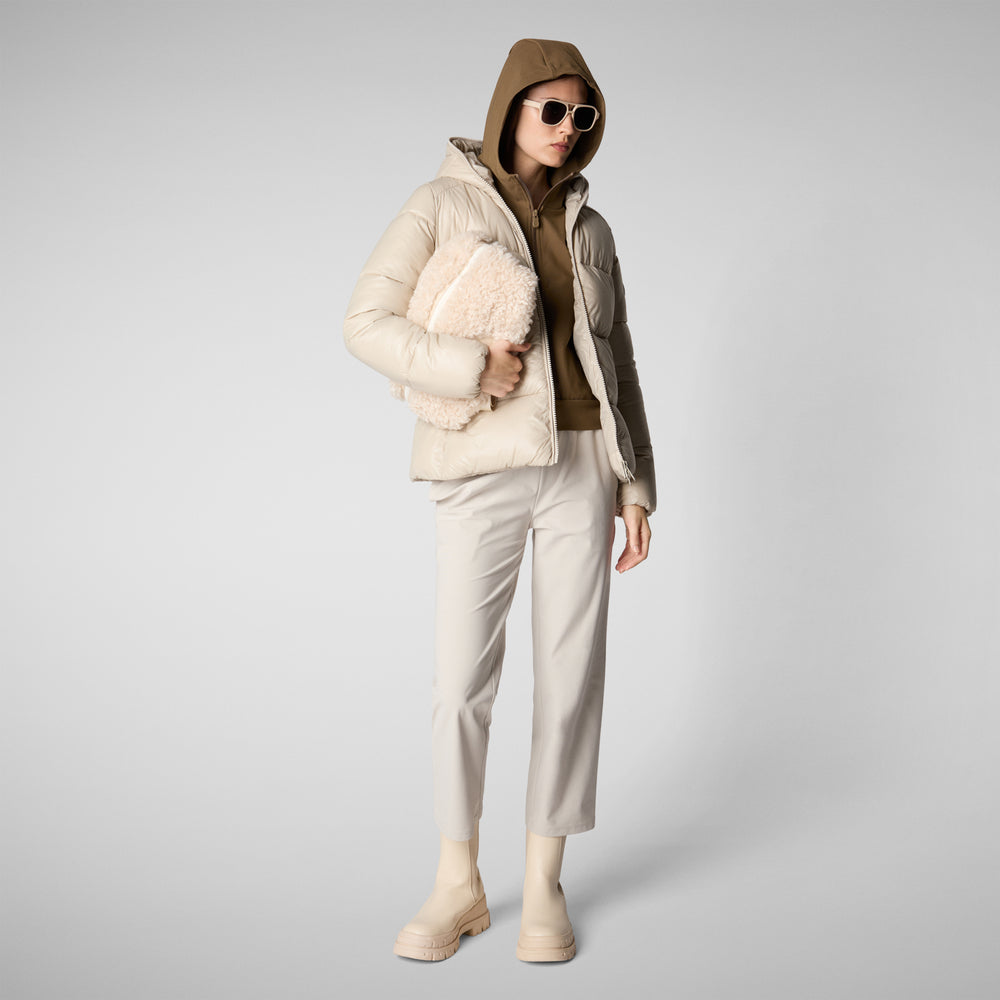 Save the duck PANTALONI DONNA MILAN RAINY BEIGE Vendite Flash