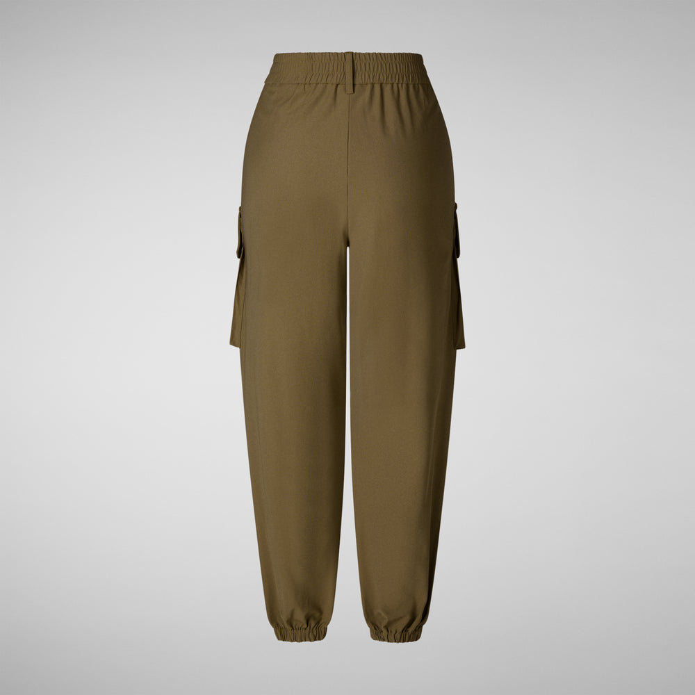 Save the duck PANTALONI CARGO DONNA GOSY VERDE MUSCHIO Negozio