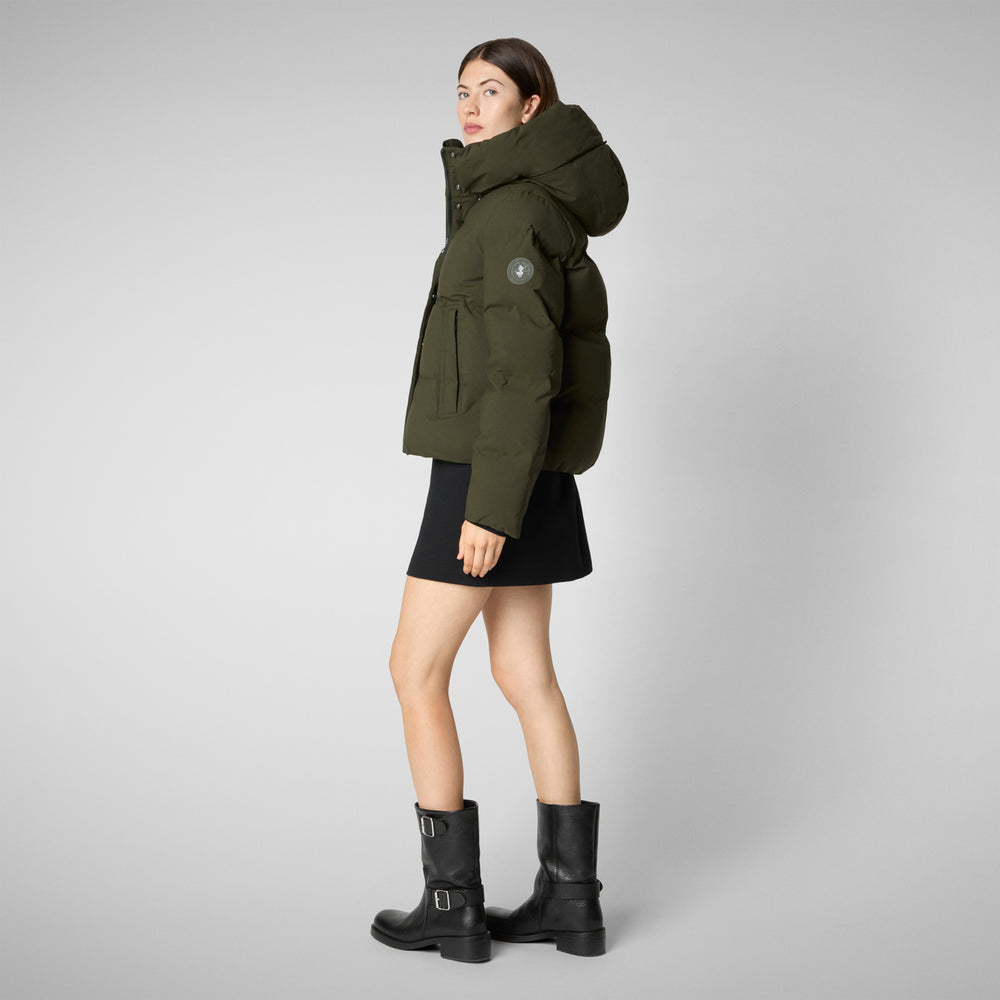 Save the duck PIUMINO ANIMAL FREE DONNA CALLIOPE VERDE TERRA Nuova