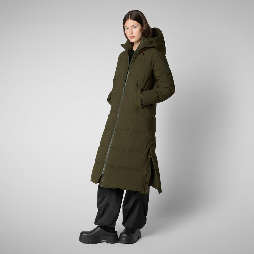 Save the duck PARKA DONNA MISSY VERDE TERRA 2025