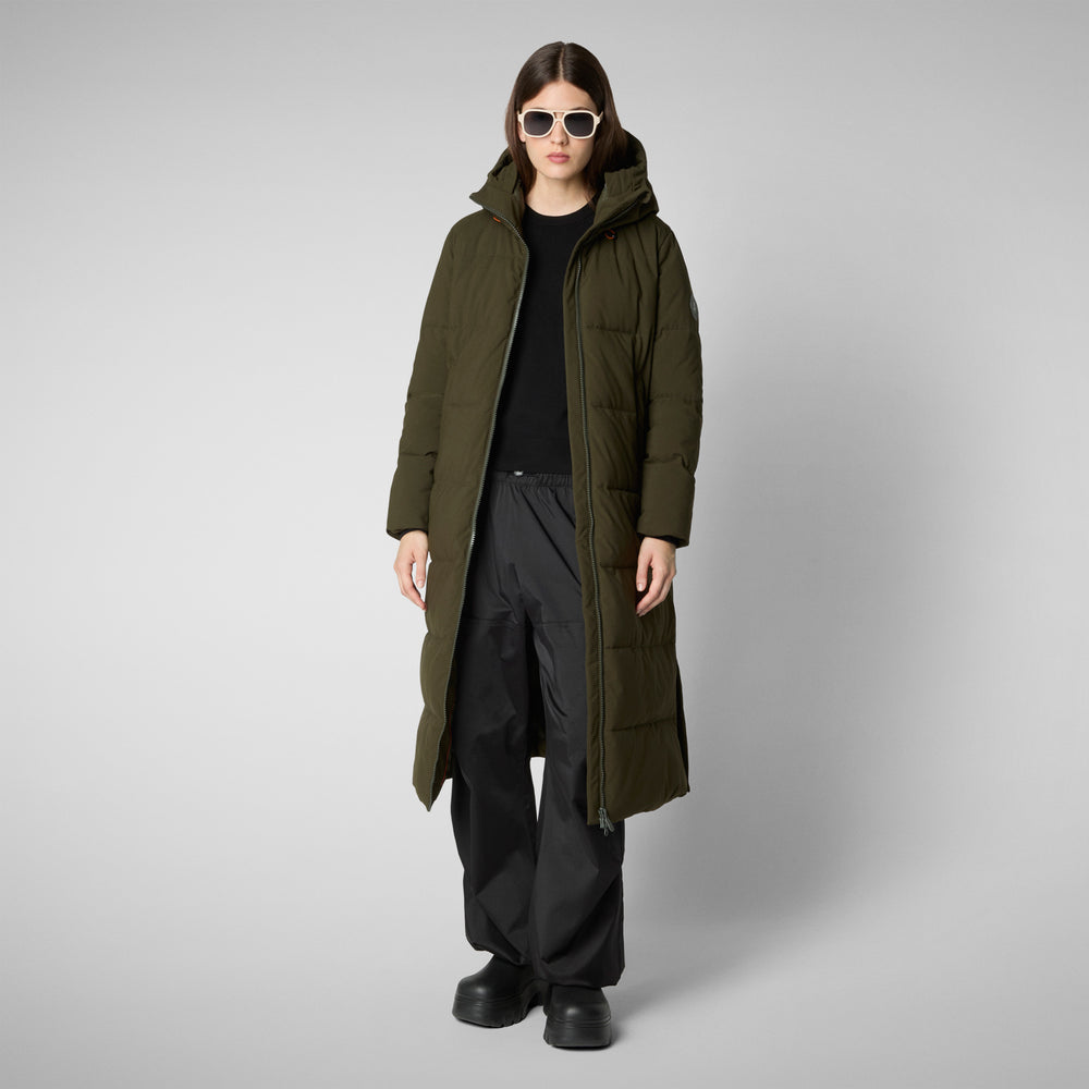 Save the duck PARKA DONNA MISSY VERDE TERRA 2025