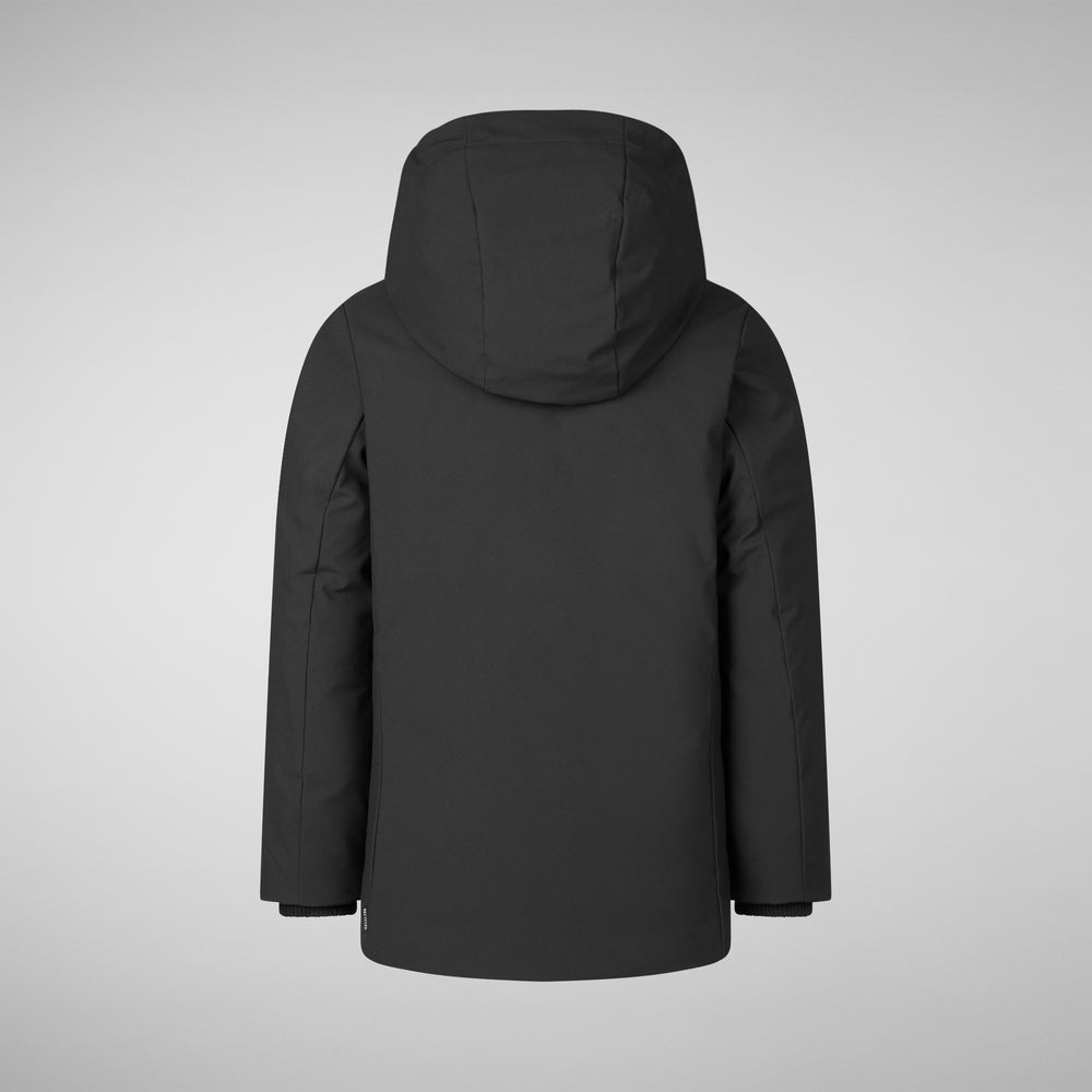 Save the duck PARKA CON CAPPUCCIO THEO NERO 2025
