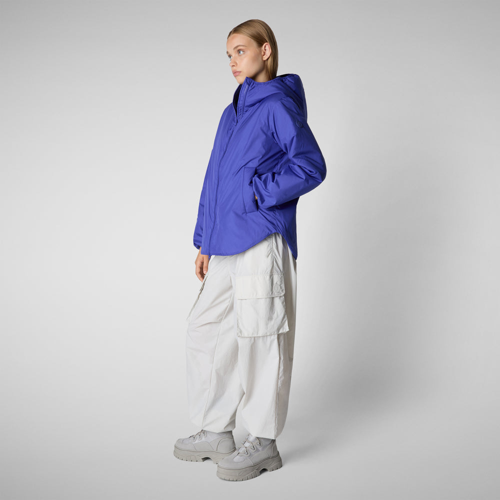 Save the duck CAPPOTTO CON CAPPUCCIO NIAZ BLU GENZIANA Shopping Online