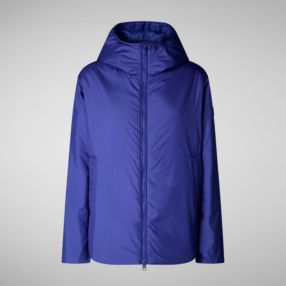 Save the duck CAPPOTTO CON CAPPUCCIO NIAZ BLU GENZIANA Shopping Online