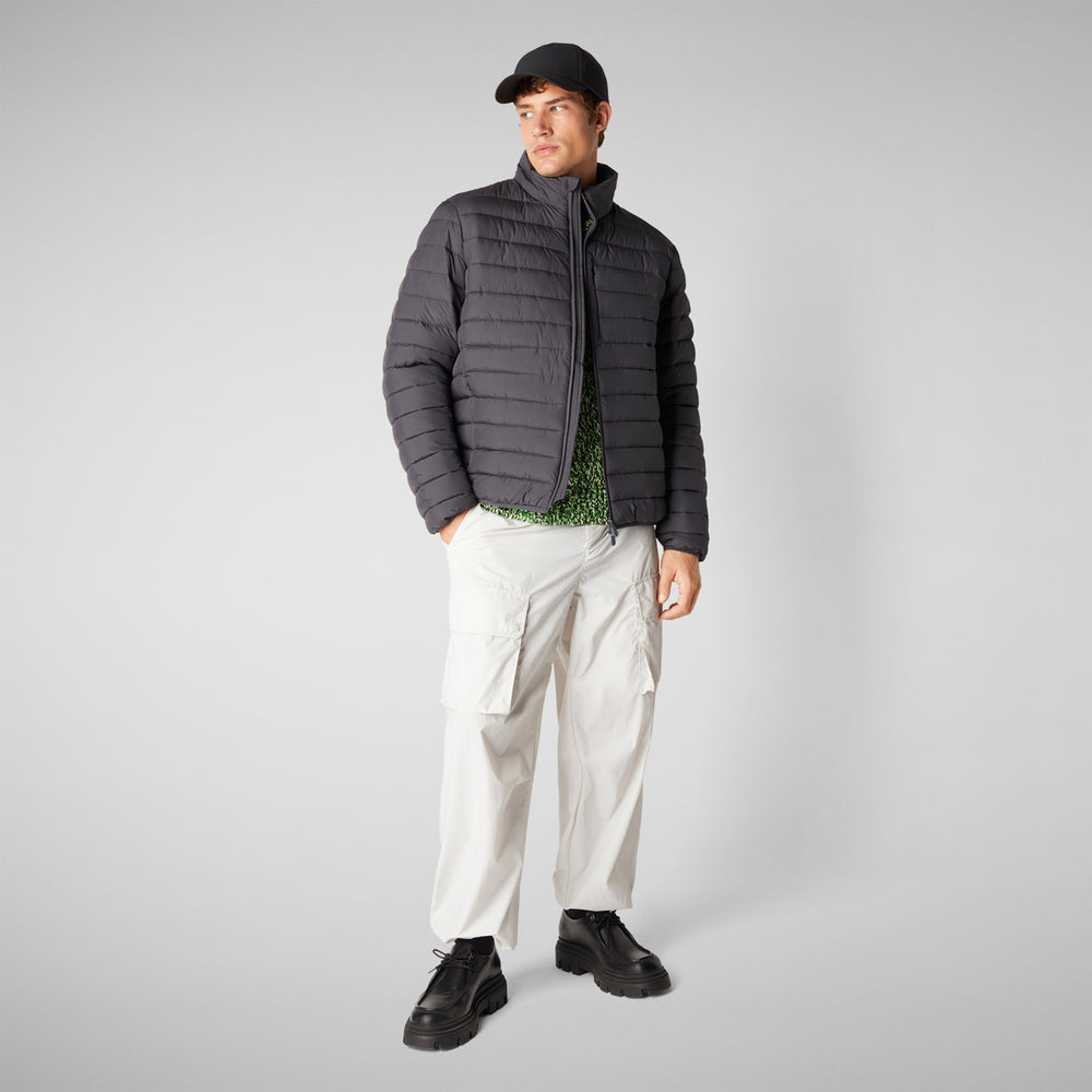Save the duck GIACCA UOMO ERION IN GREY NERO Sottocosto